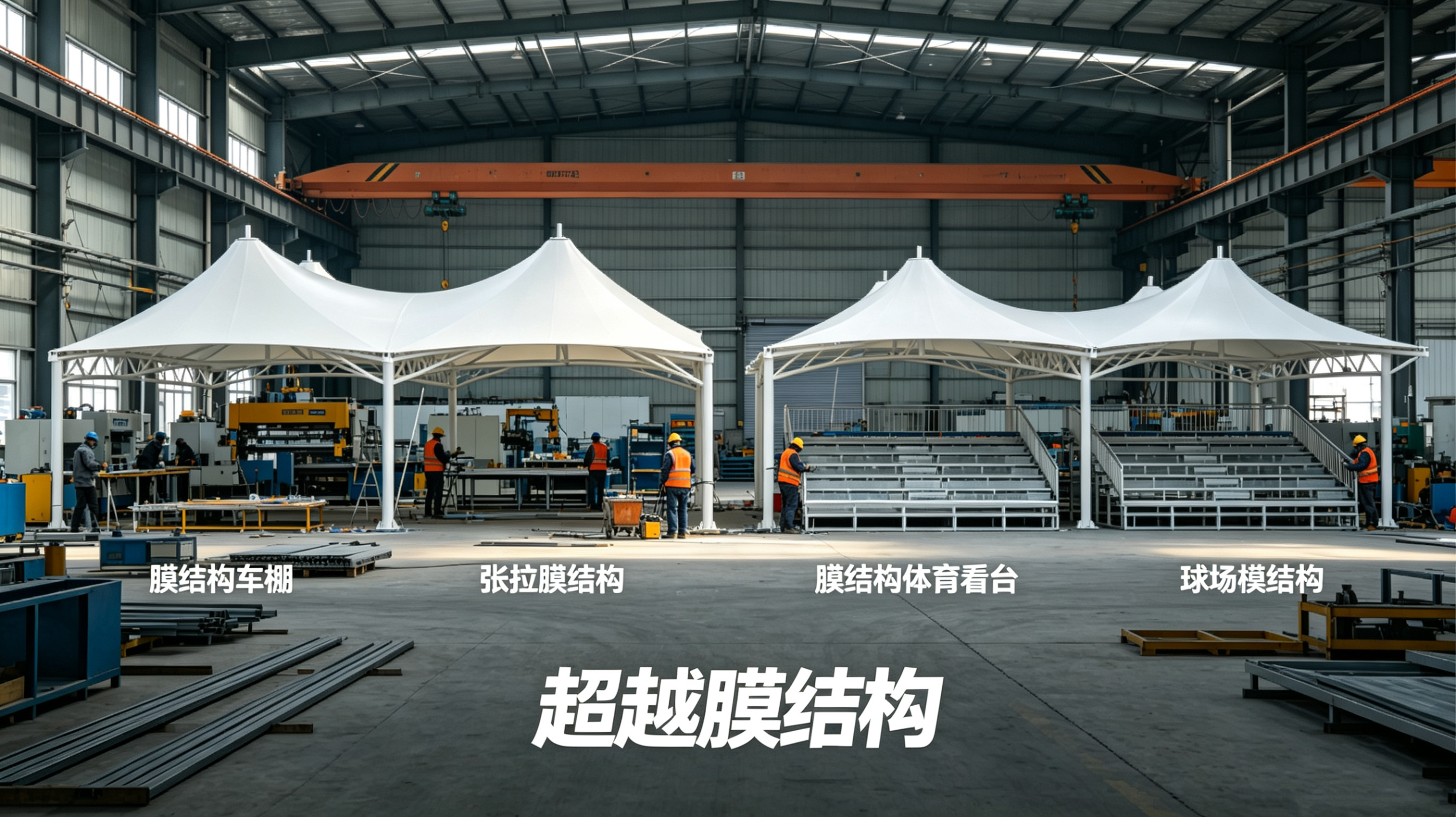 焦作市膜结构工程膜结构体育看台 - 一站式服务